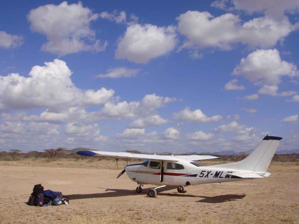 C210 safari skies plane