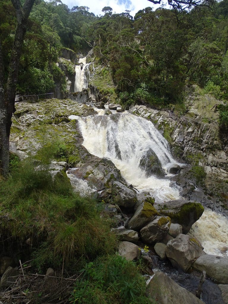 Waterfalls Rwenzori mountain hike